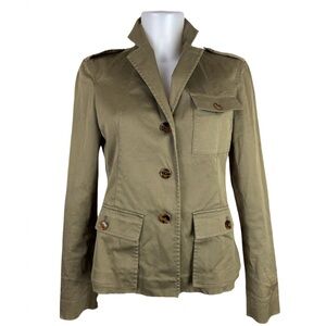 Ralph Lauren Black Label Safari / Military Khaki Green Blazer Jacket